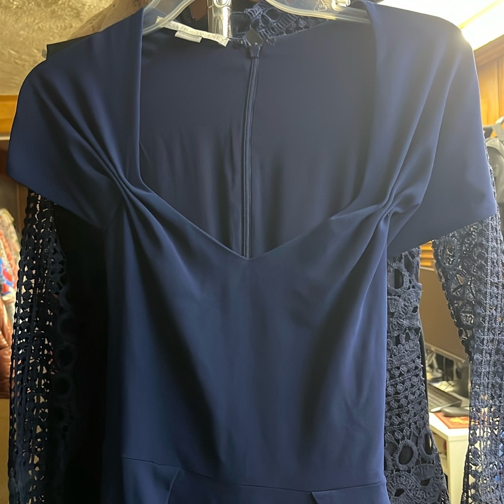 NWOT Vintage Stella McCartney Royal Blue Square Neck Maxi Dress